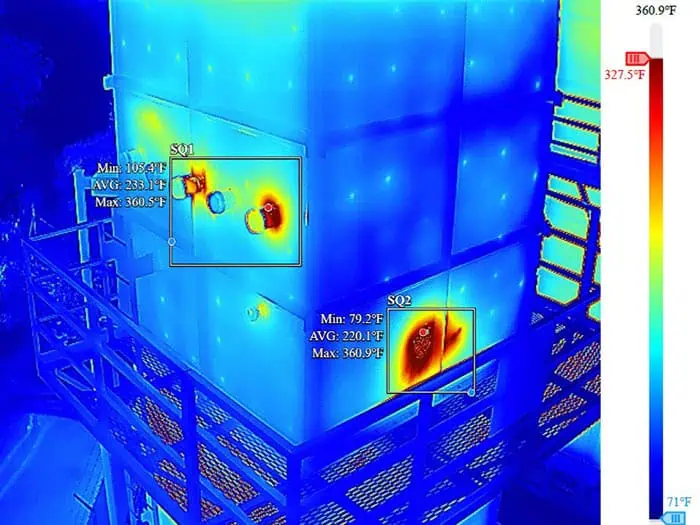 SCS Engineers real-time thermal readings.
