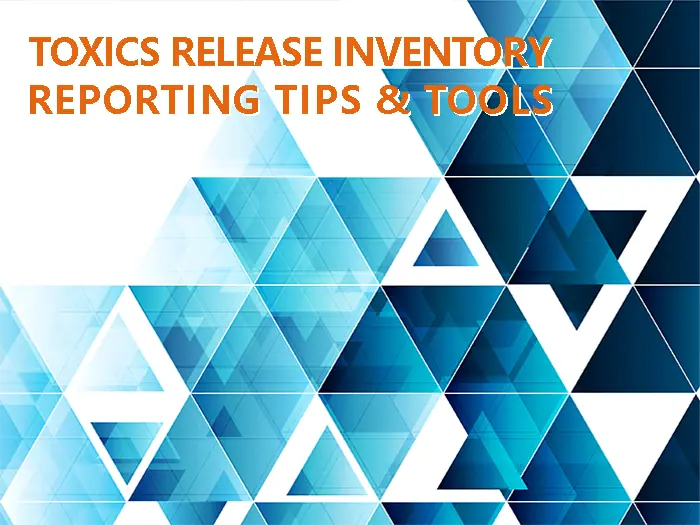 Toxics Release Inventory Compliance